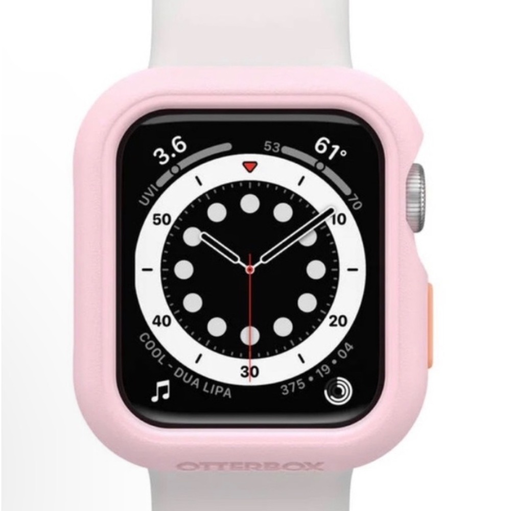 Baby pink Apple Watch case never been used